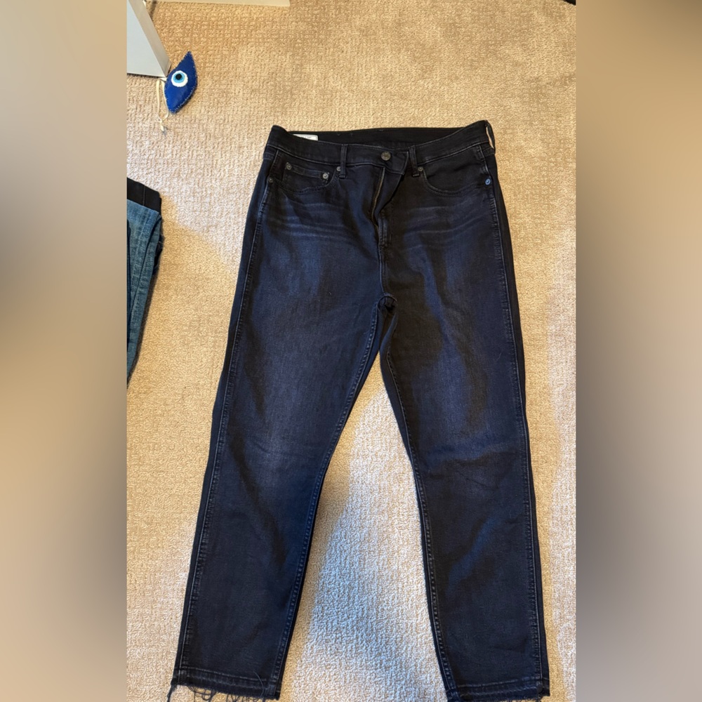 GAP Women's Dark Blue Relaxed Jeans
